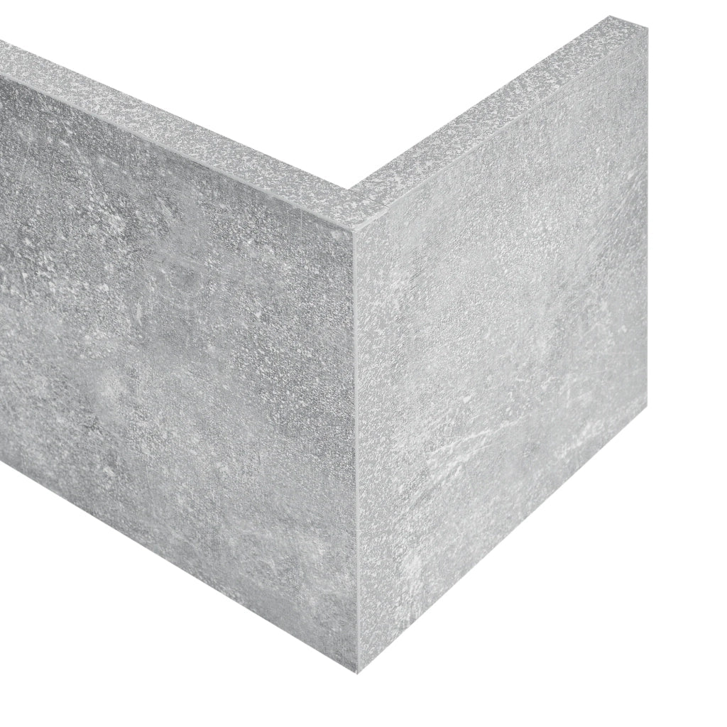 Mensola da parete pensile di design con 3 ripiani 119 cm effetto cemento grigio 03_0005203