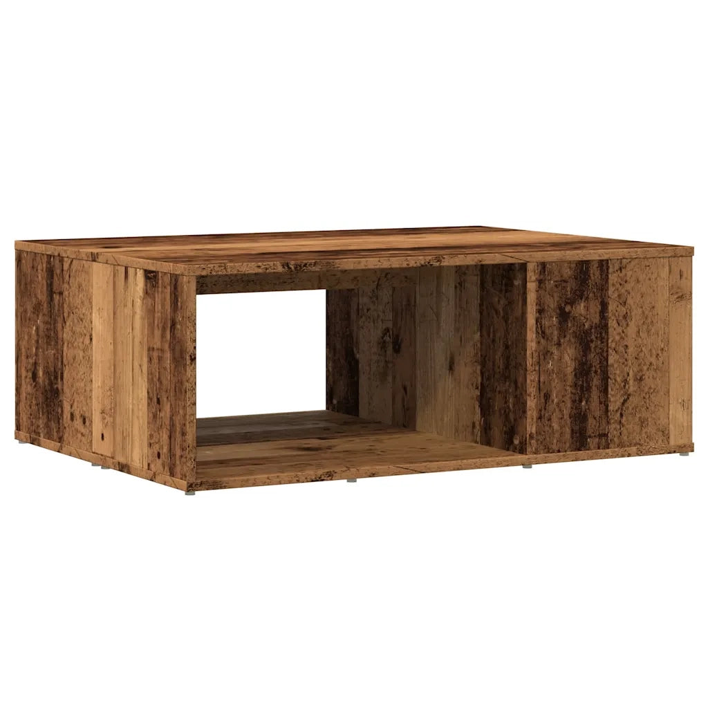 Tavolino da Salotto-Tavolino da soggiorno-Tavolo Legno Antico 90x67x33 cm in Truciolato