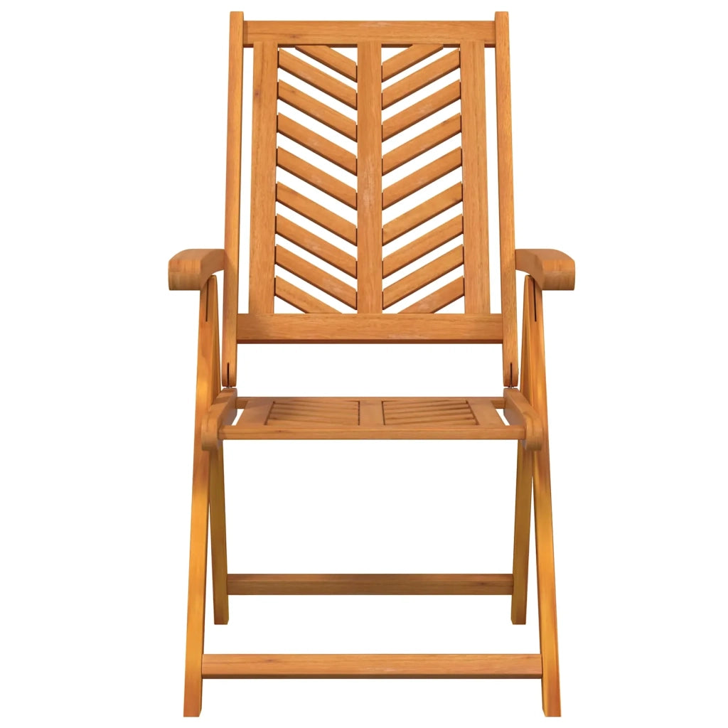 Sedia da Giardino 4 pz | Sedie da Esterno Marrone 57 x 72 x 109 cm