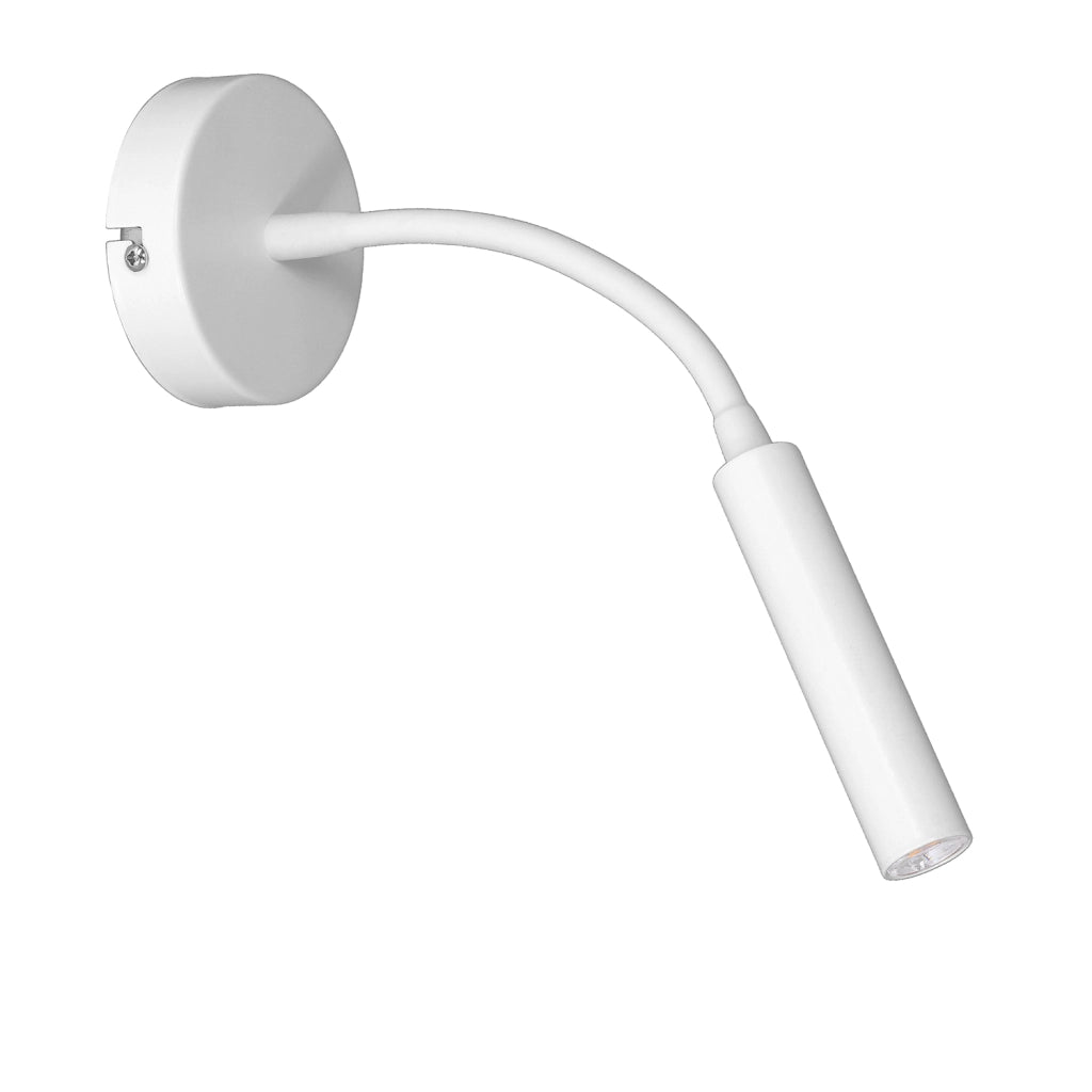 Applique lettura 1 luce Arden bianco opaco G9 8W Luminex