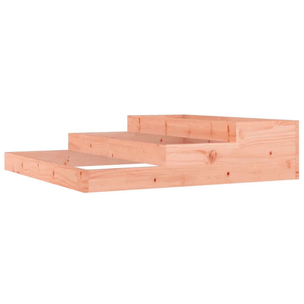 Fioriera | Cassetta per fiori | Vaso 107x107x27 cm in Legno Massello di Douglas