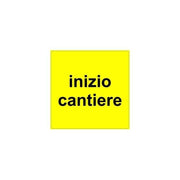 Segnali Stradali Temporanei inizio Cantiere Fig. S316