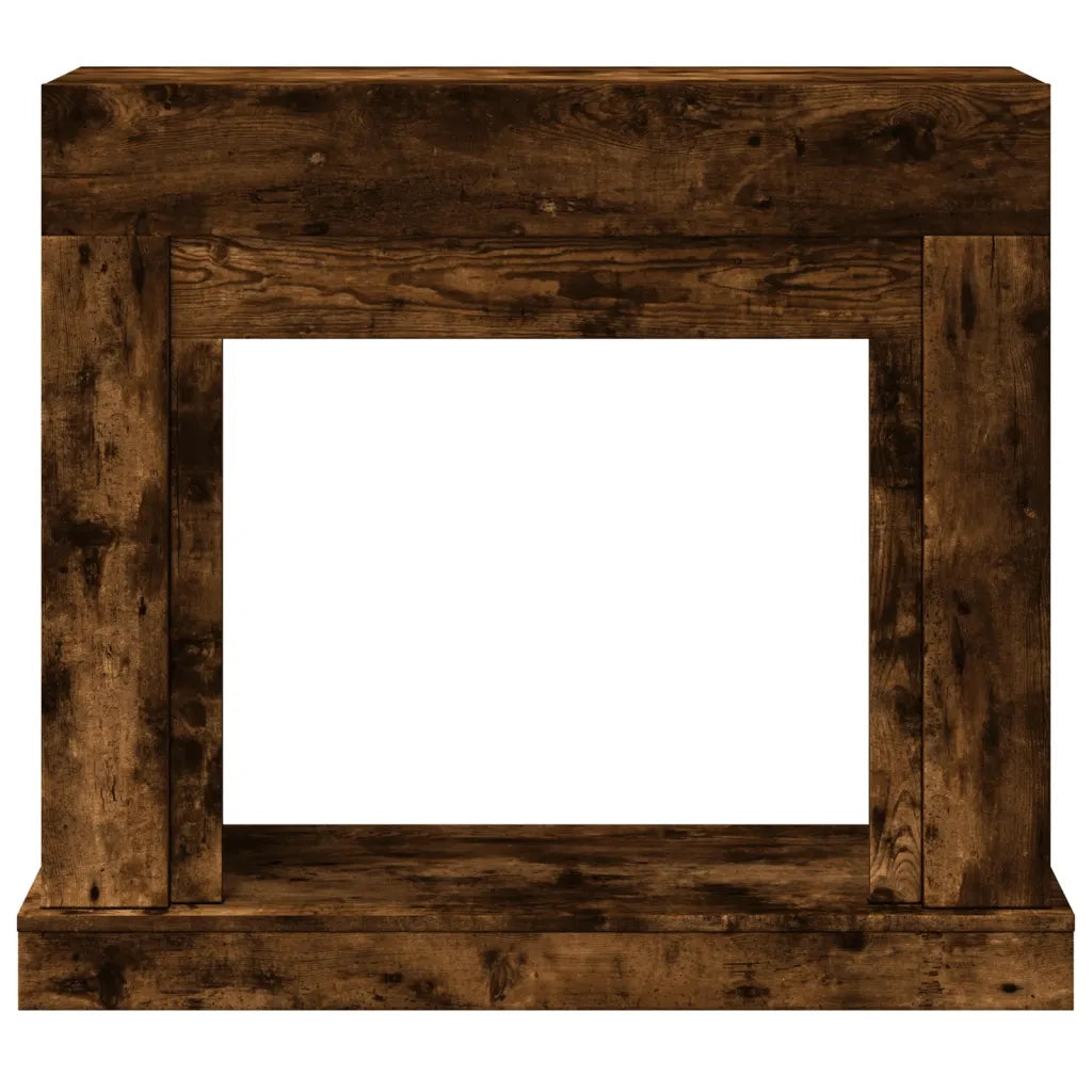 Cornice per Camino Rovere Fumo 100x30x87,5 cm in Truciolato 854566