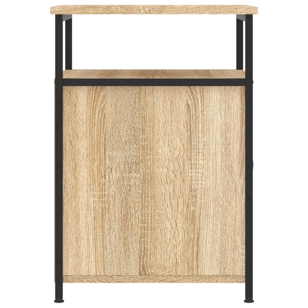 Comodino-Tavolino da notte Rovere Sonoma 40x42x60 cm in Legno Multistrato 838330