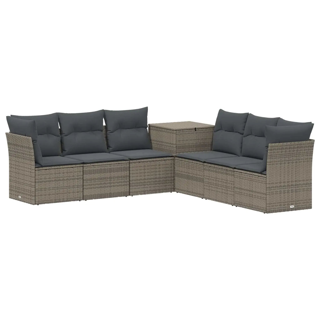 Set di divani 7 pz Grigio e Grigio Scuro 3448764