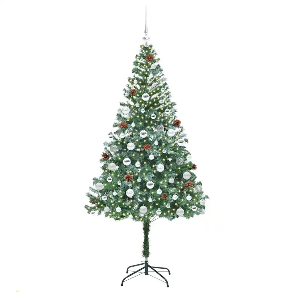 Albero di Natale artificiale Verde 180 cm PVC e Acciaio 3396719