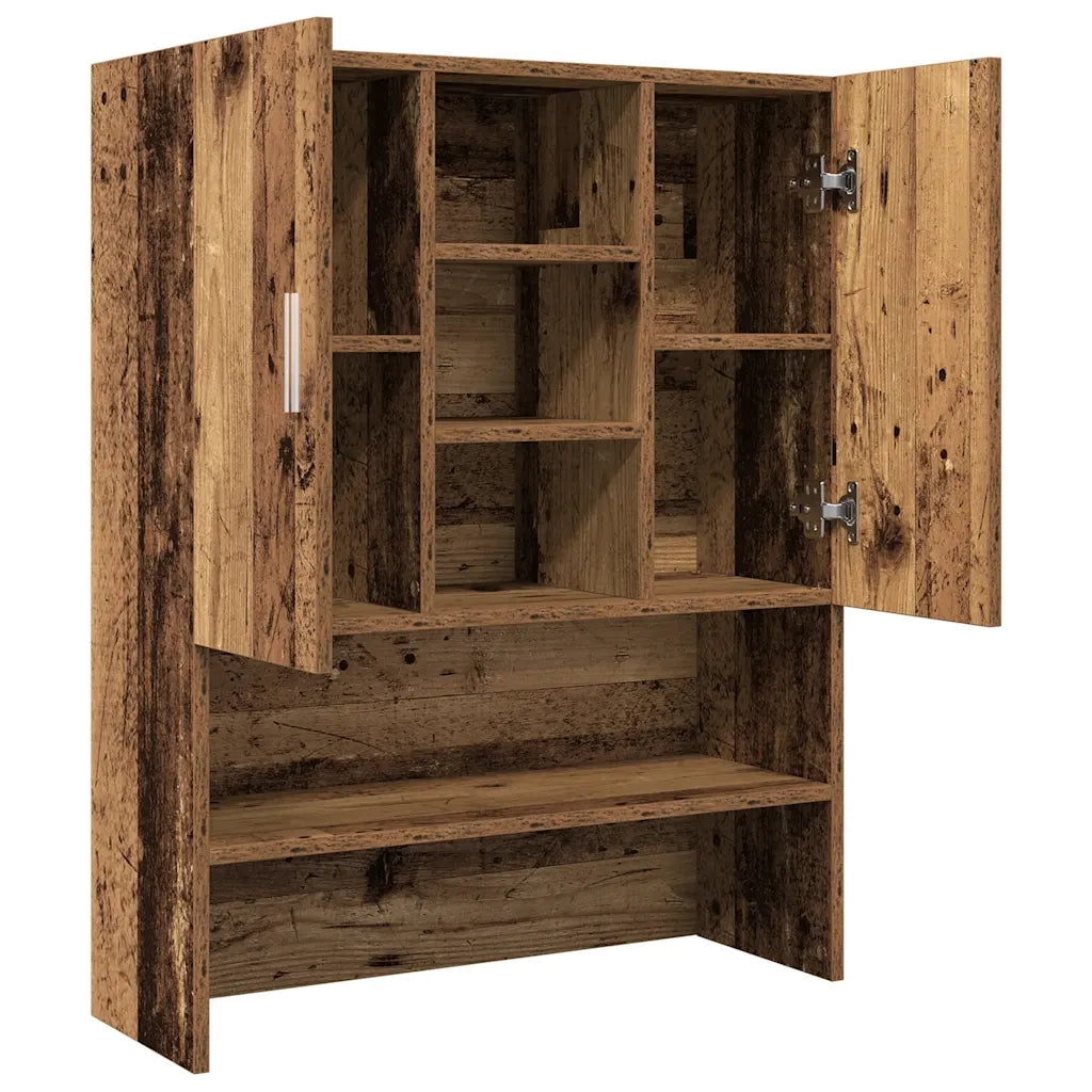 Mobile per Lavatrice Legno Antico 70,5x25,5x90 cm CFW9905985