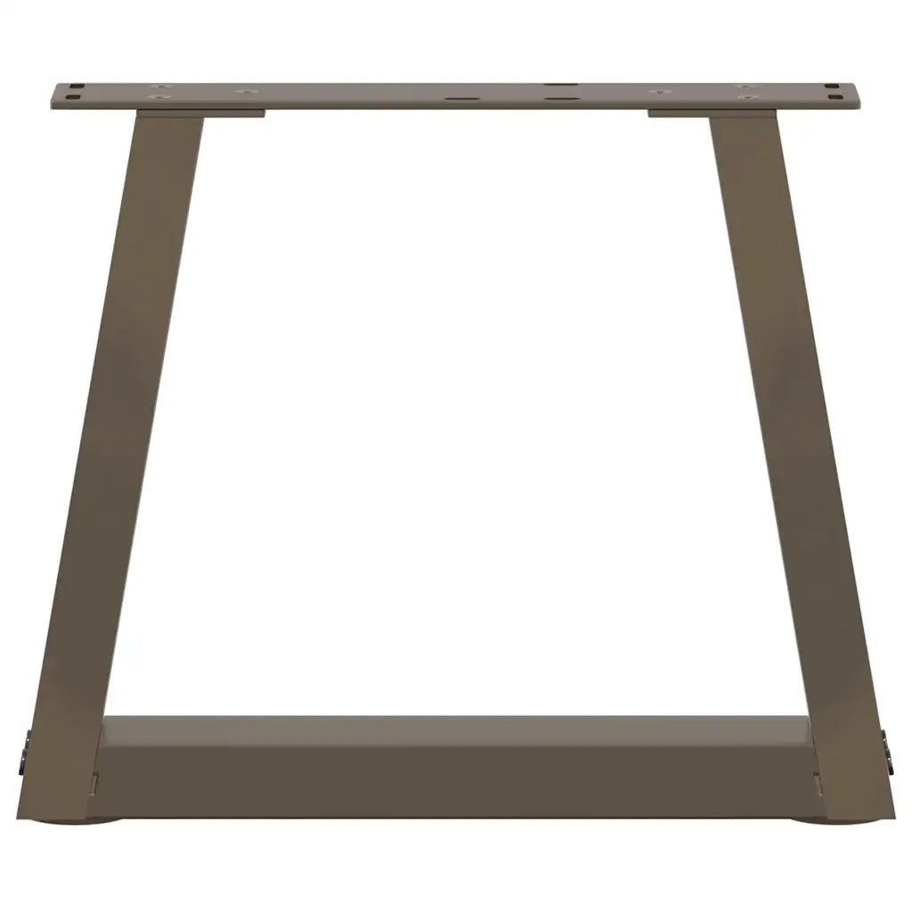 Gambe per Tavolino da Caff¨¨ a Forma di V 2 pz | Piede del tavolo Acciaio Naturale 40x(30-31,3) cm Acciaio