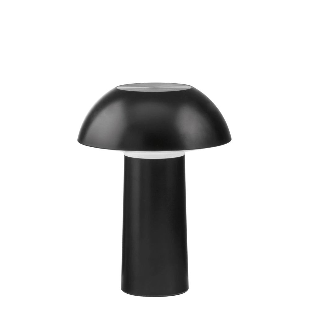 LAMPADA DA TAVOLO LED MYKES NERA 4,5W 300LM CCT 3000K / 4000K / 5000K DIMMERABILE 16X21CM