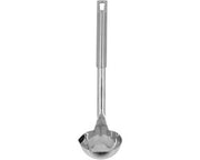 Strumento per separare grasso e liquido da alimenti - Skimmer in acciaio inox - Pollepel per filtrare olio da cucina - Lunghezza 31,8 cm - Ideale per soffritti e salse - Dimensioni 31,8 cm