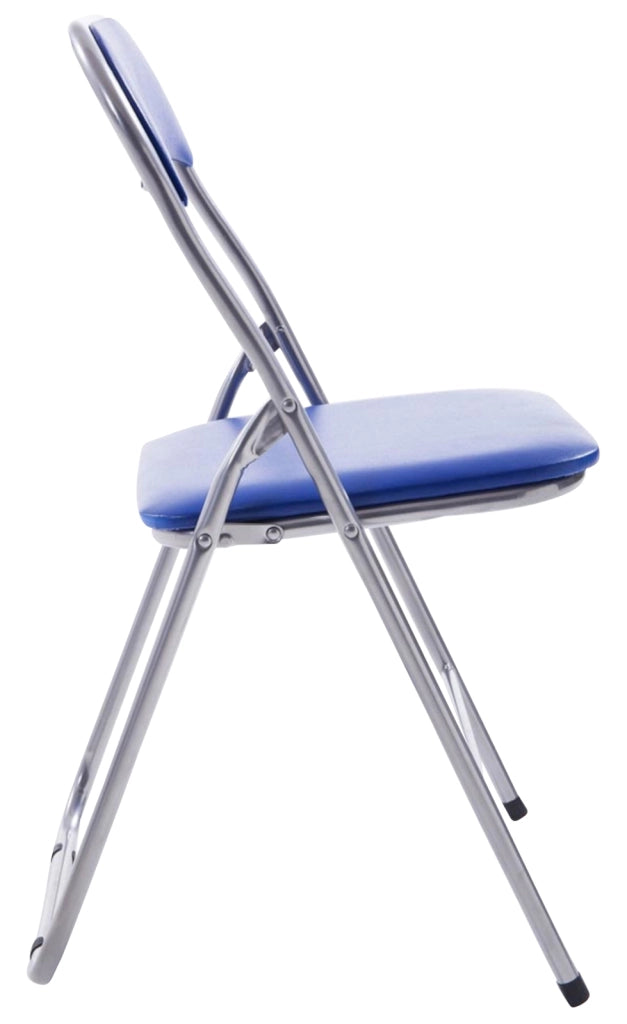 Set 2 sedie pieghevoli Felix Blu/argento