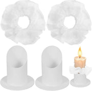 Kit di protezione contro le gocce per candele e supporto per occasioni speciali - 2 pezzi