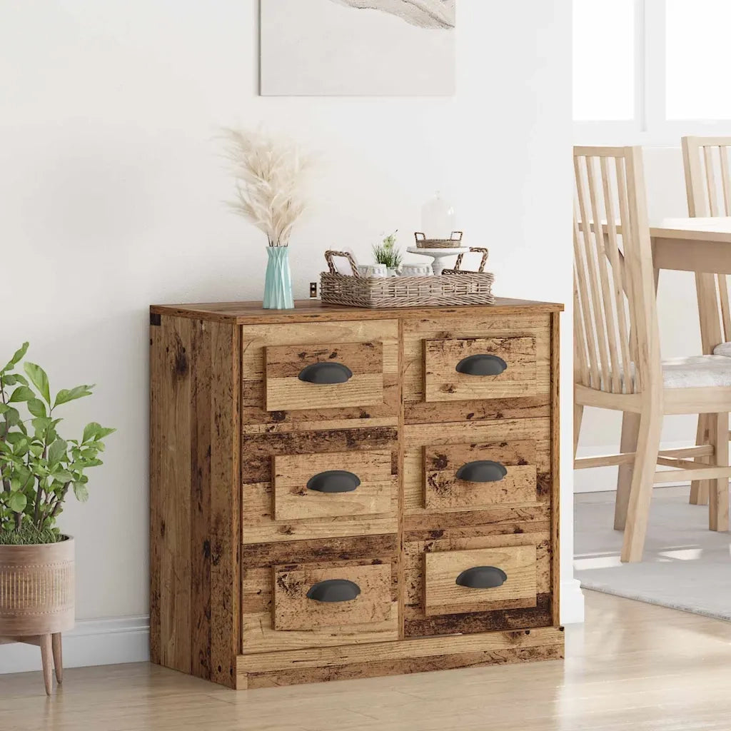 Credenza-Buffet-Armadio da cucina Legno vecchio 70 x 35,5 x 67,5 cm Legno multistrato 816003