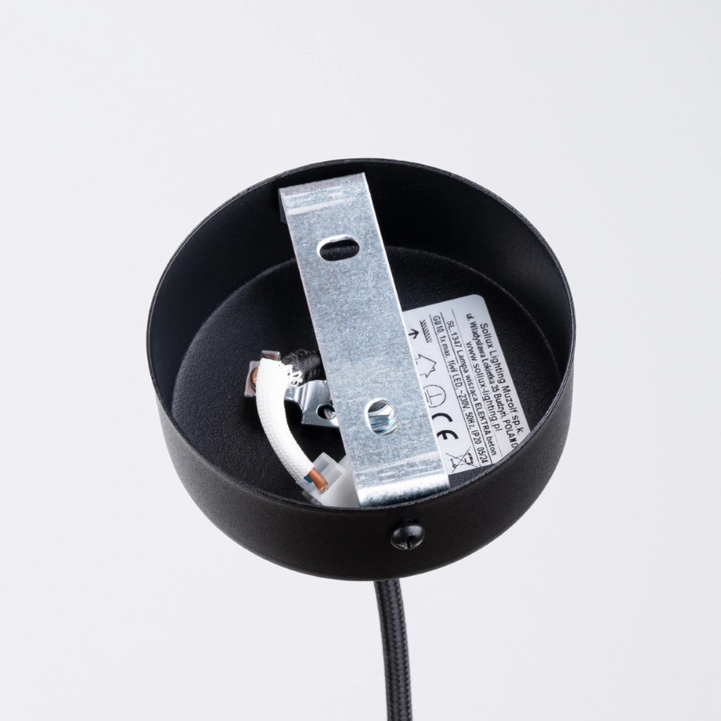Lampada a sospensione industriale grigia VOLTEA Pure Lume