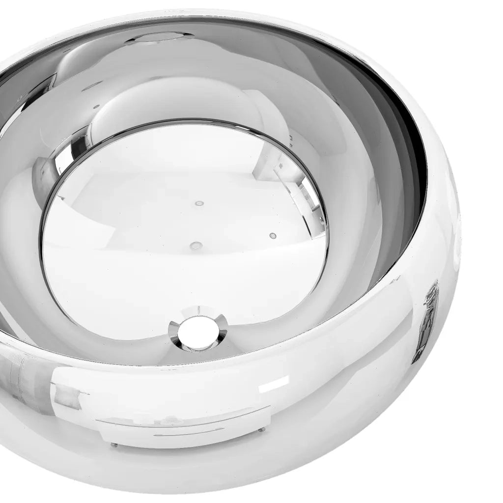 Lavandino 40x15 cm in Ceramica Argento 143497