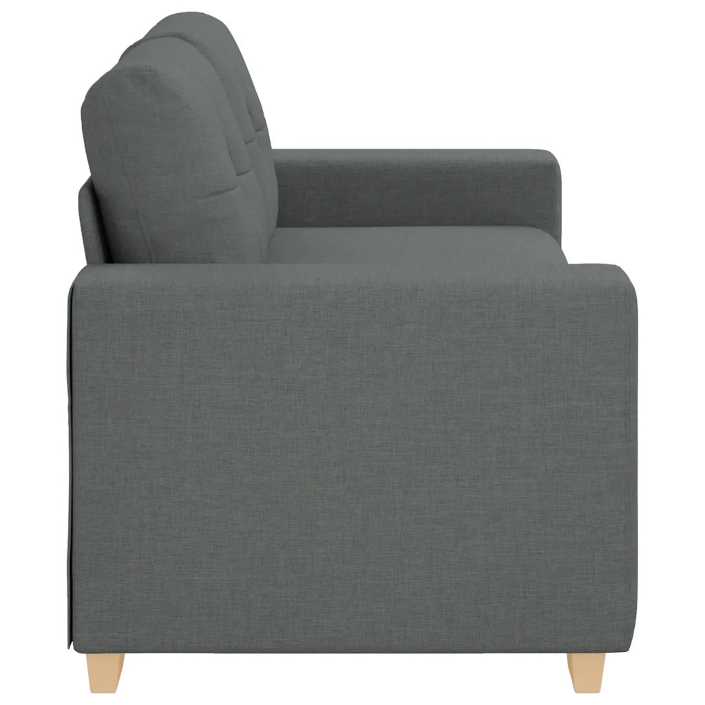 Divano | Divano da soggiorno | Sofa Divanetto Grigio Scuro 180x77x82 cm in Tessuto