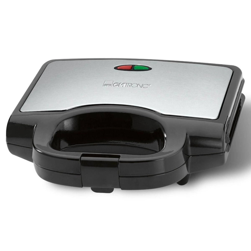 Clatronic ST 3778 tostiera 750 W Nero, Acciaio inox