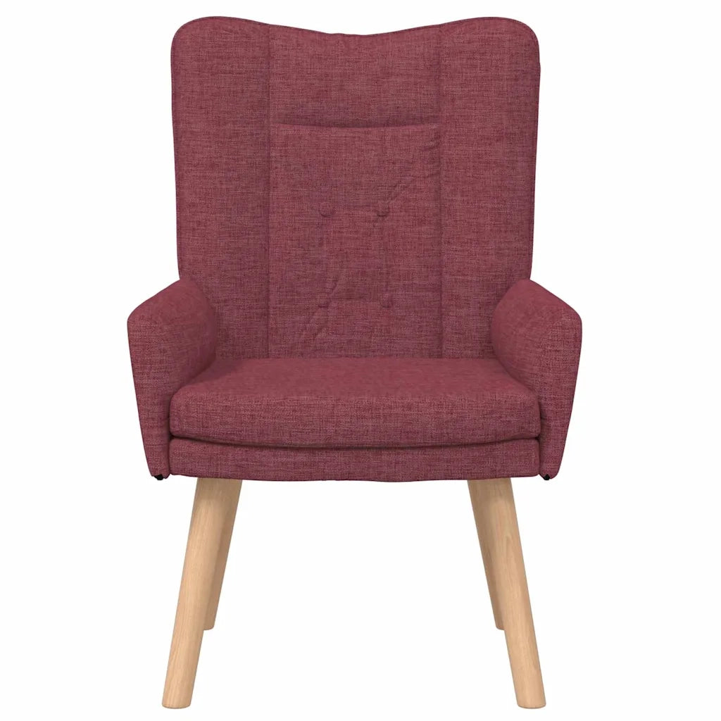 poltrona Rosso Vino 63 x 67 x 94 cm Tessuto e compensato 42001827