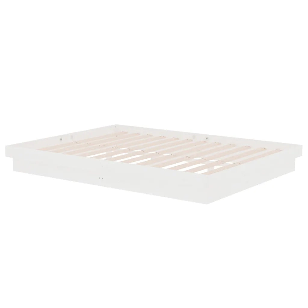 Giroletto Bianco in Legno Massello 135x190 cm Double 819948