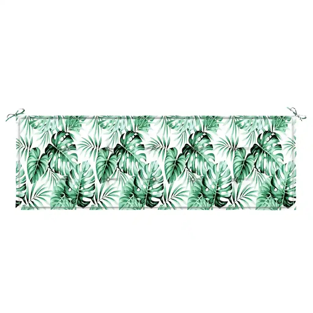 Cuscino per Panchina Foglia Motivo a foglia 150 x 50 x 3 cm 361154