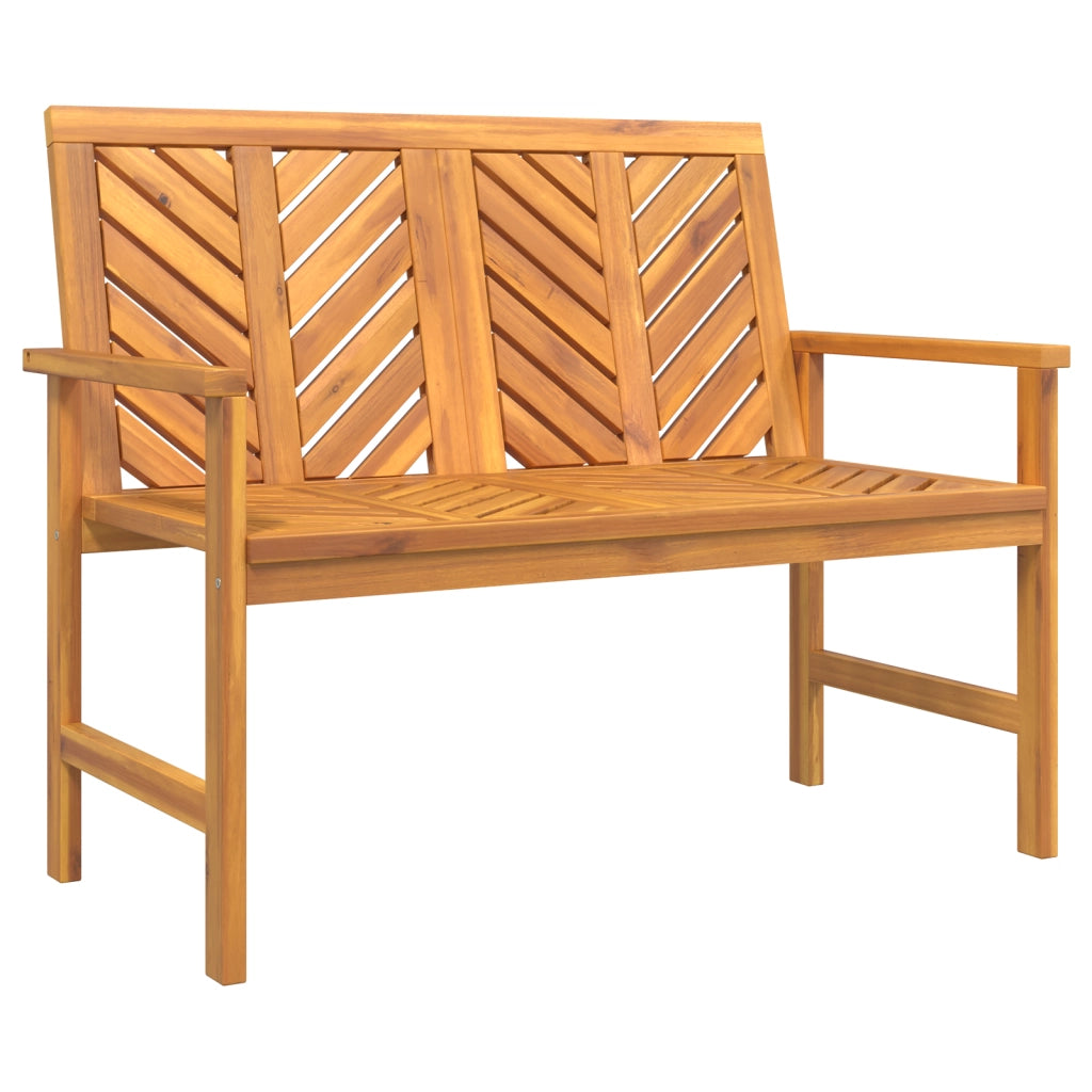 Set di Lounge da Giardino a 3 Pezzi in Legno Massello di Acacia