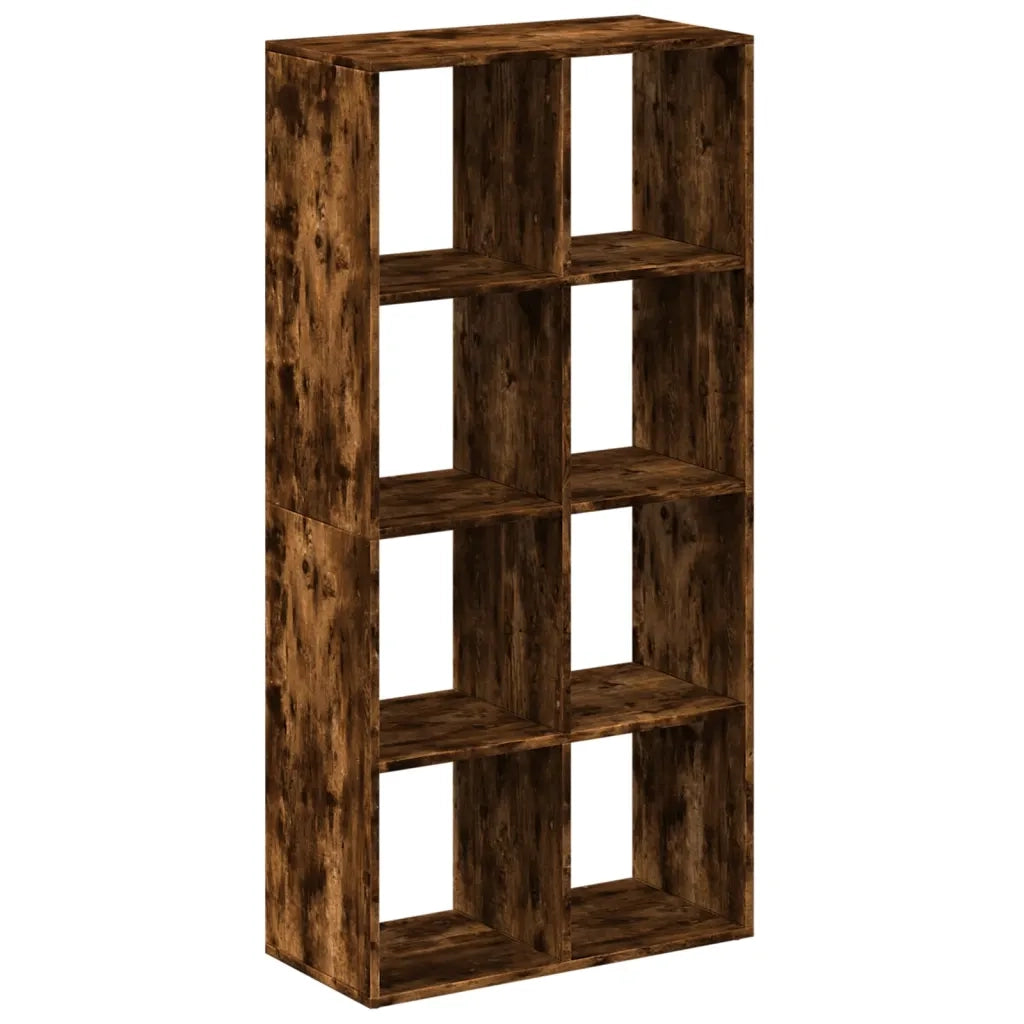 vidaXL Libreria Divisorio Rovere Fumo 69,5x29x137,5cm in Truciolato