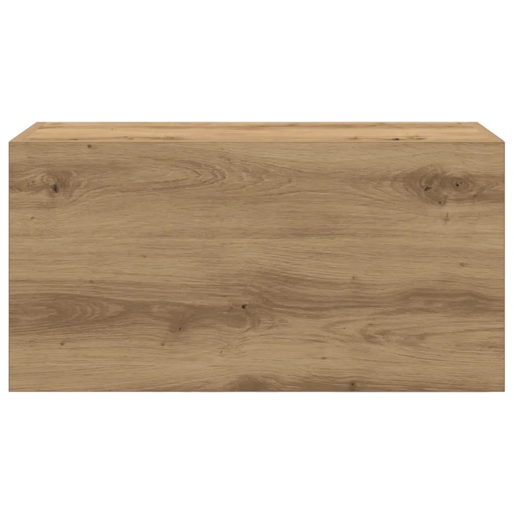 Mobiletto da bagno multifunzionale a parete 60 x 25 x 30 cm design minimalista finitura in rovere ingegnerizzato realizzato artigianalmente 02_0051259