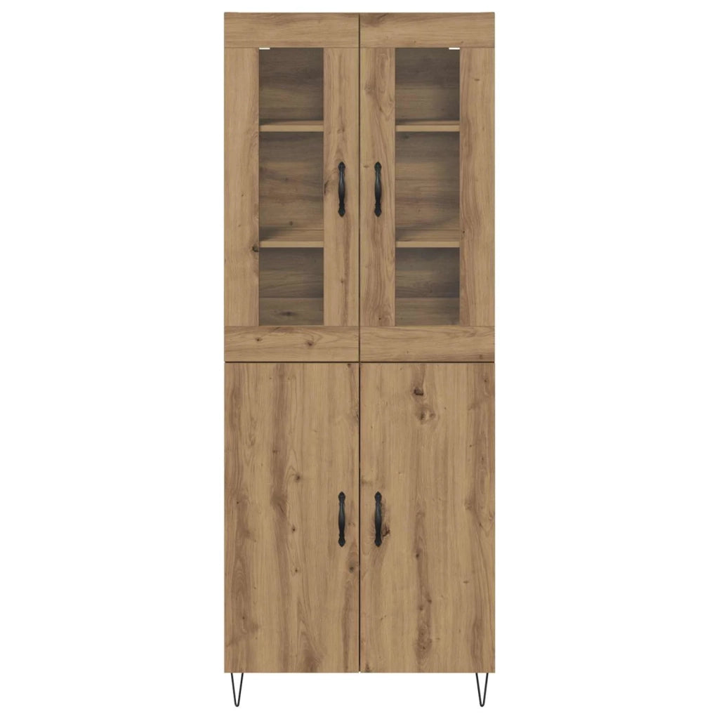 Credenza-Buffet-Armadio da cucina Rovere artigianale 69,5 x 34 x 180 cm 807046