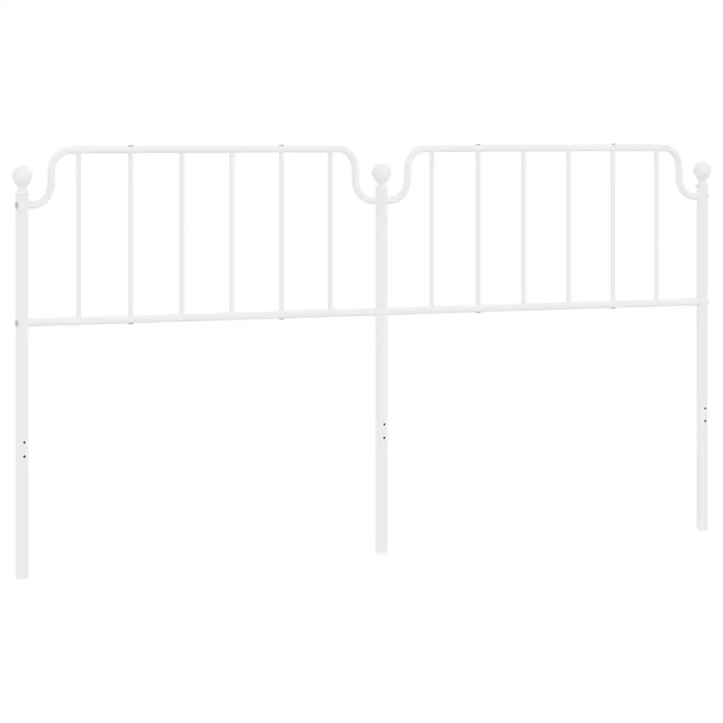 Testiera di Ricambio in Metallo Bianco 193 cm 373973