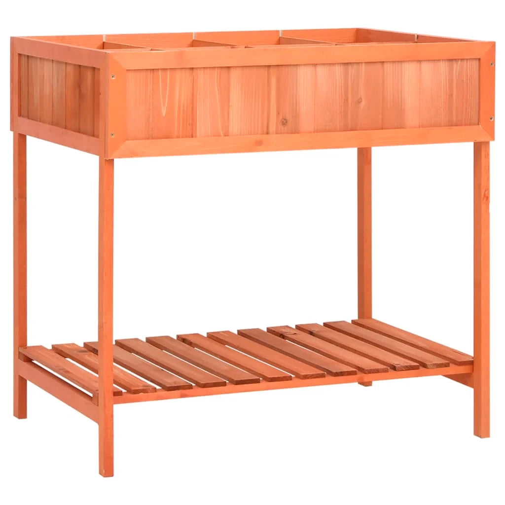 Fioriera per erbe aromatiche 80 x 60 x 80 cm in legno massello di abete 02_0000872