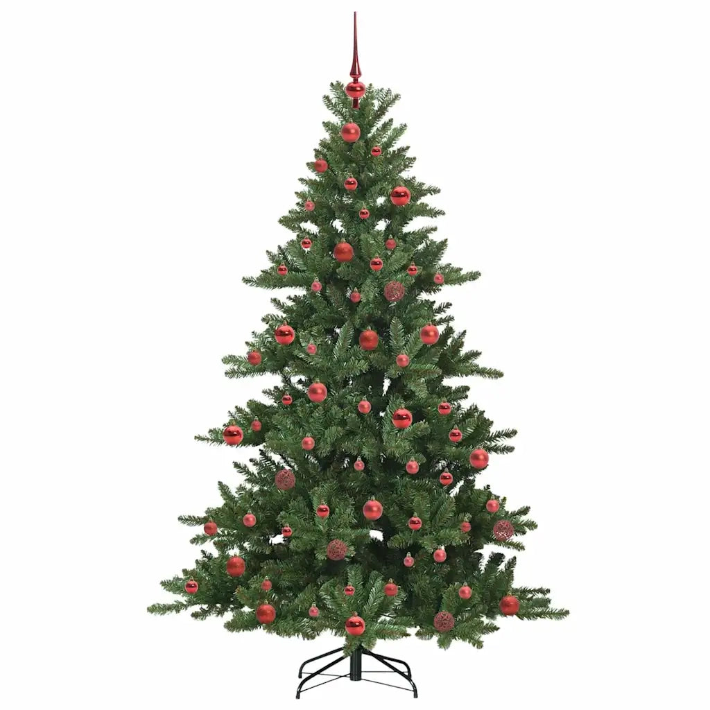 Albero di Natale Artificiale con Rami Pieghevoli Verde 180 cm 3397666