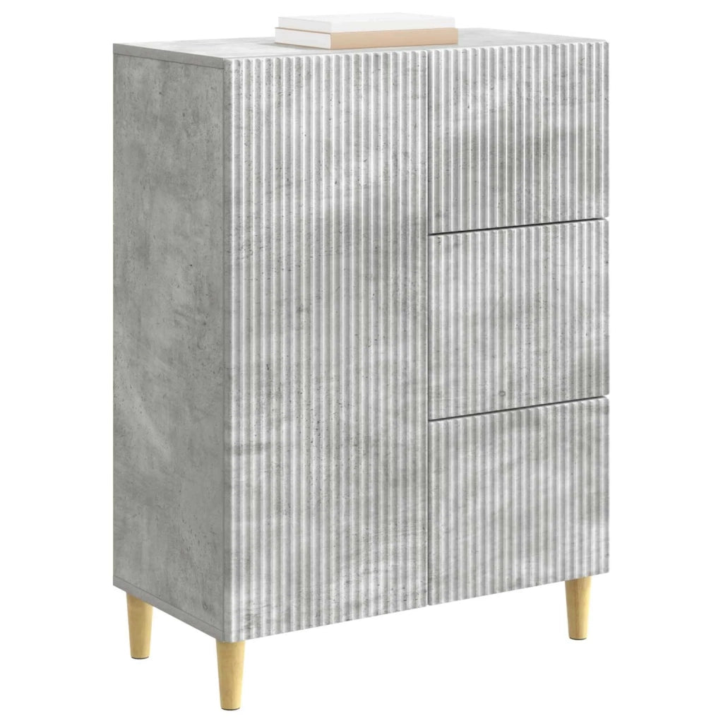 Credenza Grigio Cemento 66 x 34,5 x 90 cm Legno ingegnerizzato 894628