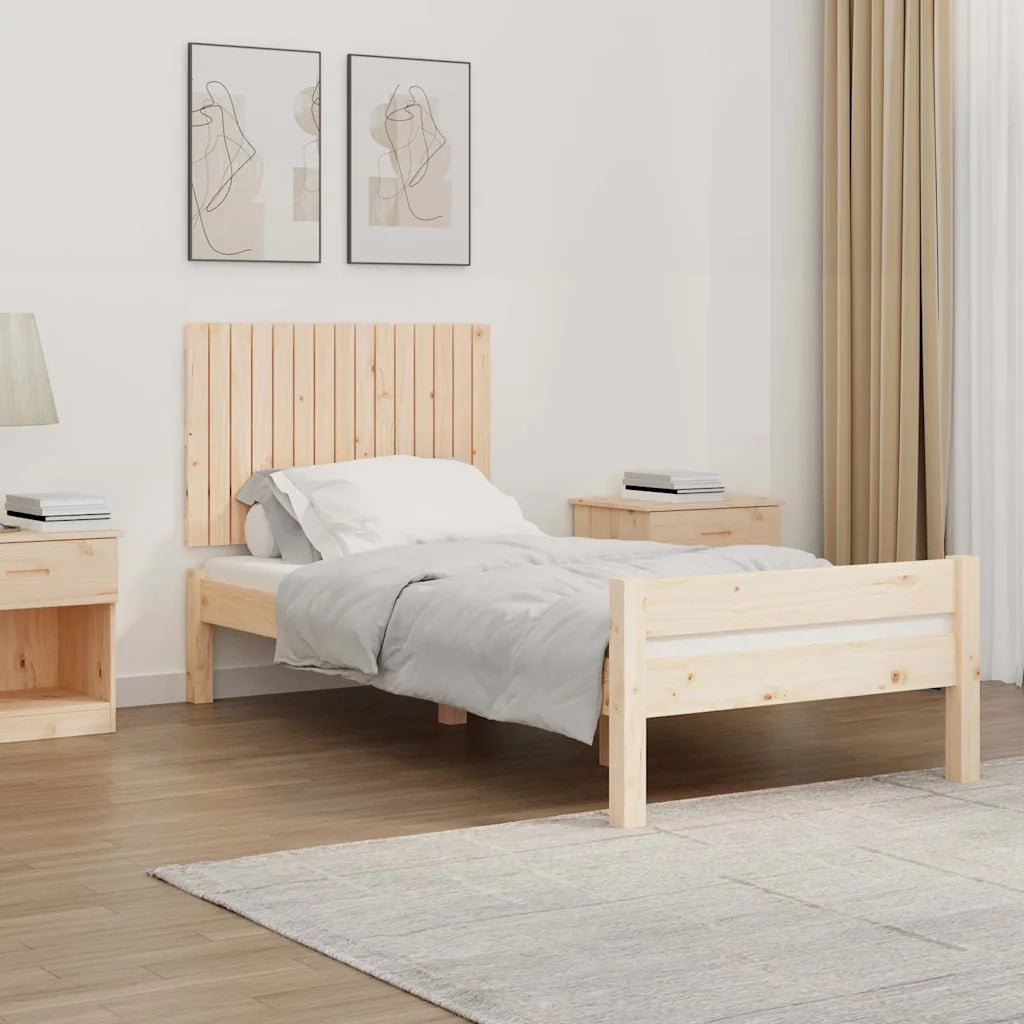 Testiera | Testata da Parete 95,5x3x60 cm in Legno Massello di Pino