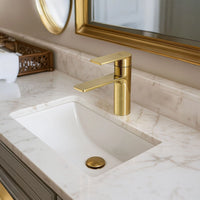 Rubinetto Da Lavabo Rea Storm Gold Low
