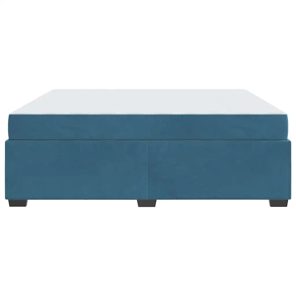 Struttura del letto Blu Scuro 180 x 200 cm Tessuto