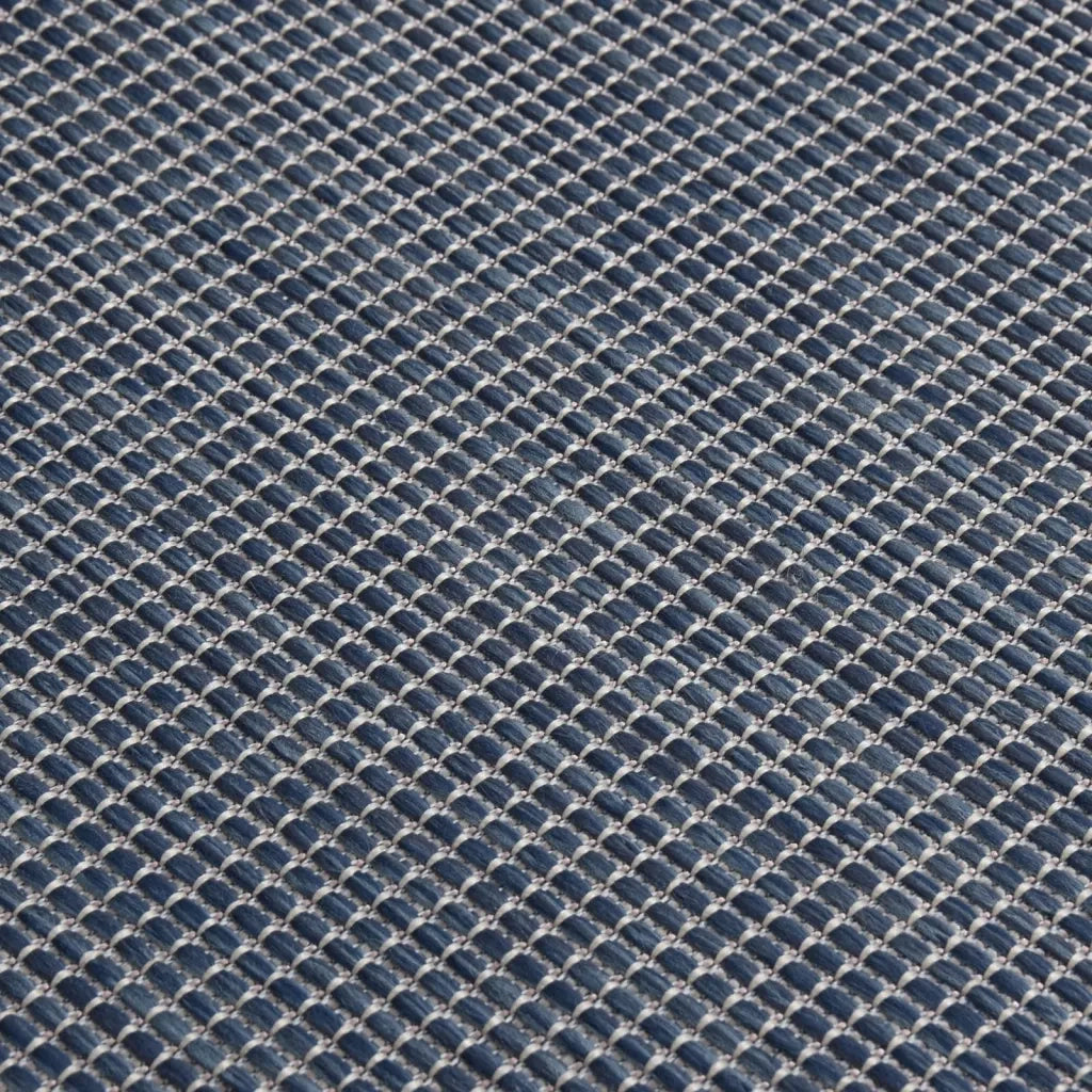 Tappeto da Esterni a Tessitura Piatta 100x200 cm Blu cod mxl 61471