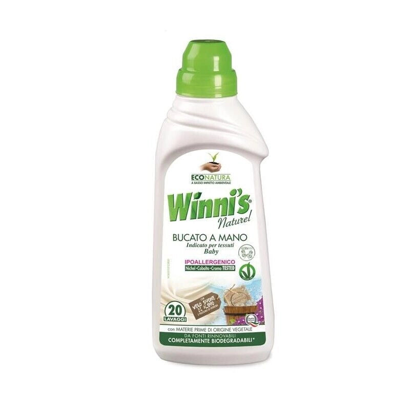 WINNI'S NATUREL DETERSIVO BUCATO A MANO PER TESSUTI BABY 750 ML