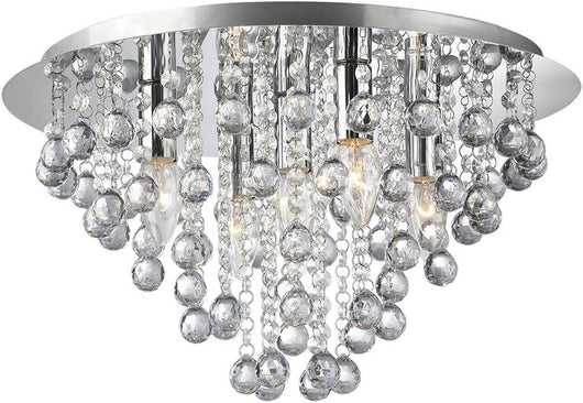 Lampada Di Cristallo Da Soffitto Plafoniere APP514-5C Cristal