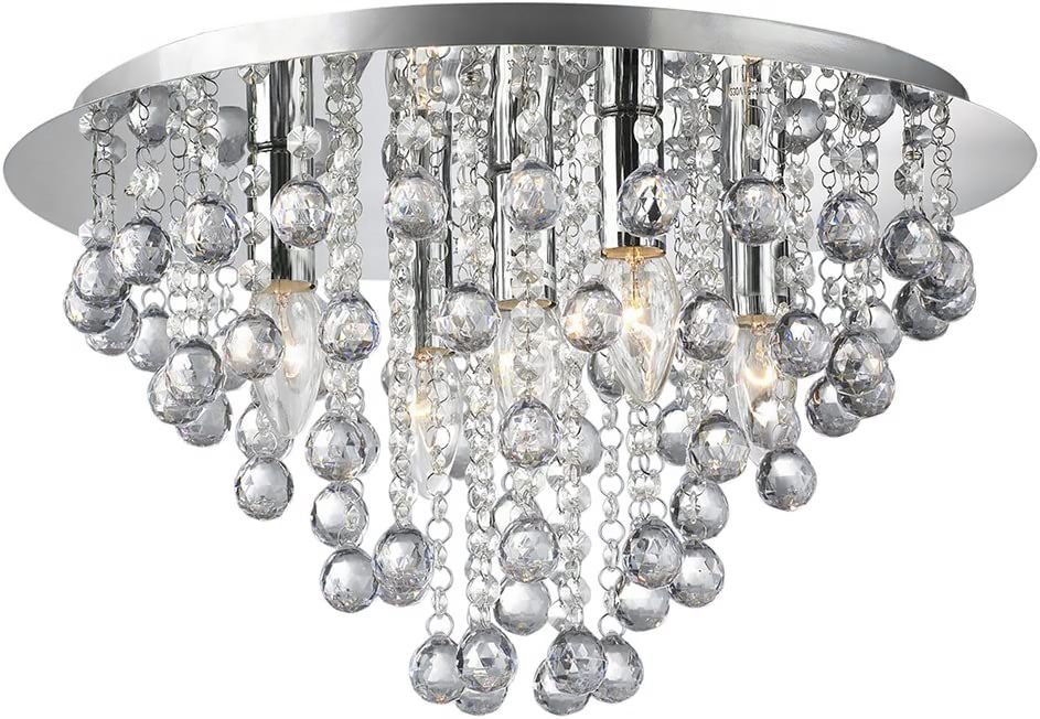 Lampada Di Cristallo Da Soffitto Plafoniere APP514-5C Cristal