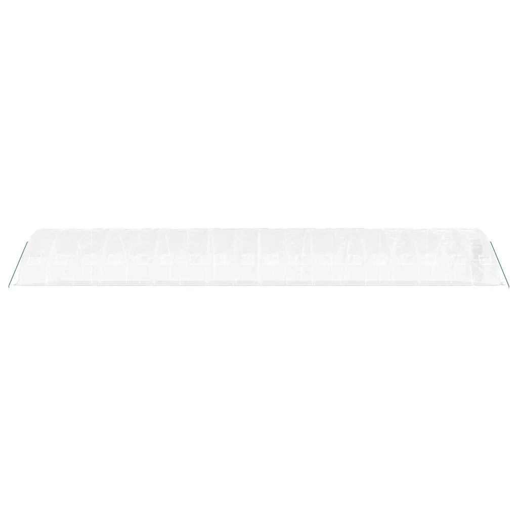 Serra con Telaio in Acciaio Bianco 90 mÂ² 18x5x2,3 m