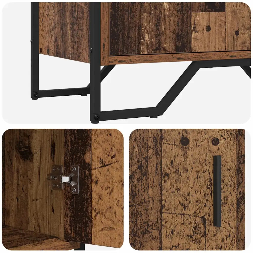 Credenza | Madia | Buffet da pranzo | Armadio da pranzo Legno vecchio 78 x 35 x 74.5 cm