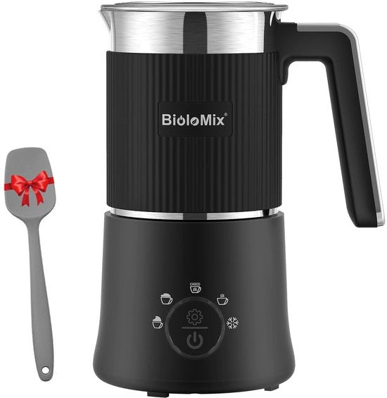Melkopschuimer elettrico - Stomer - 5-in-1 - Automatizzato - Caldo - Freddo - 500W - 240V - Inox - Resistente all'acqua del lavastoviglie