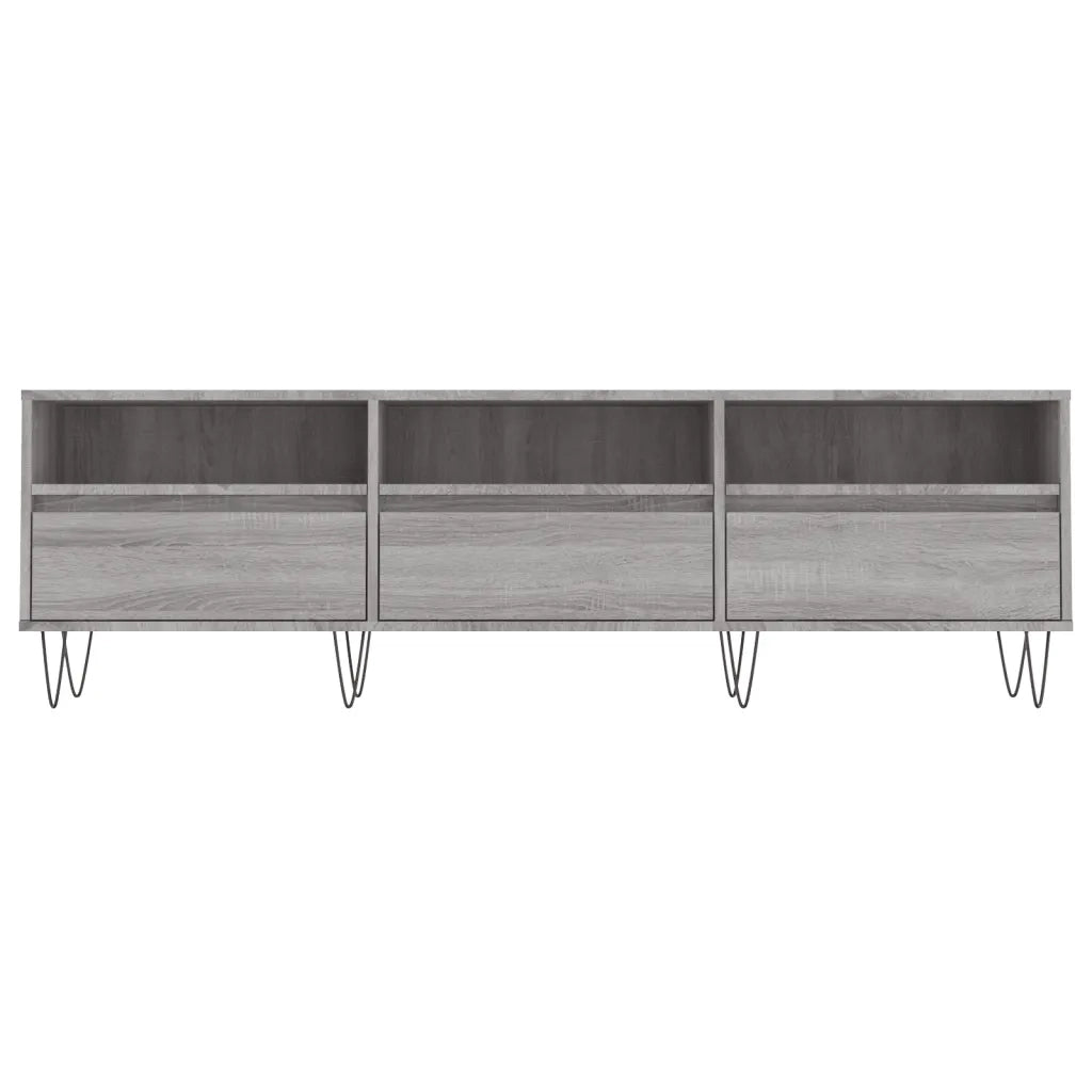 Mobile Porta TV-Mobile per TV-Credenza TV Grigio Sonoma 150x30x44,5 cm Legno Multistrato 194093