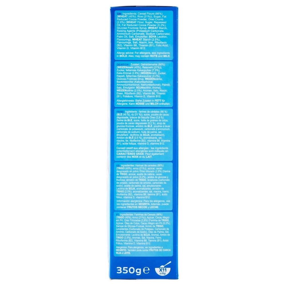 Oreo o's cereali bigusto cacao e vaniglia 6 confezioni da 350 grammi