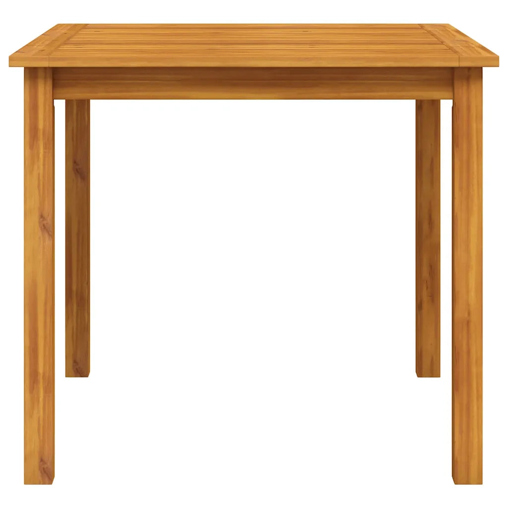 Tavolo da Giardino 85x85x74 cm in Legno Massello di Acacia