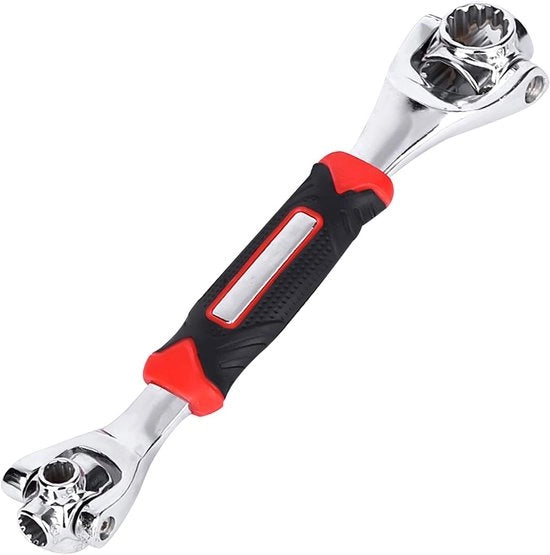 Chiave multifunzionale 52 in 1, adatta per meccanici, attrezzo di riparazione rotante in acciaio inossidabile, chiave universale, chiave multifunzionale.