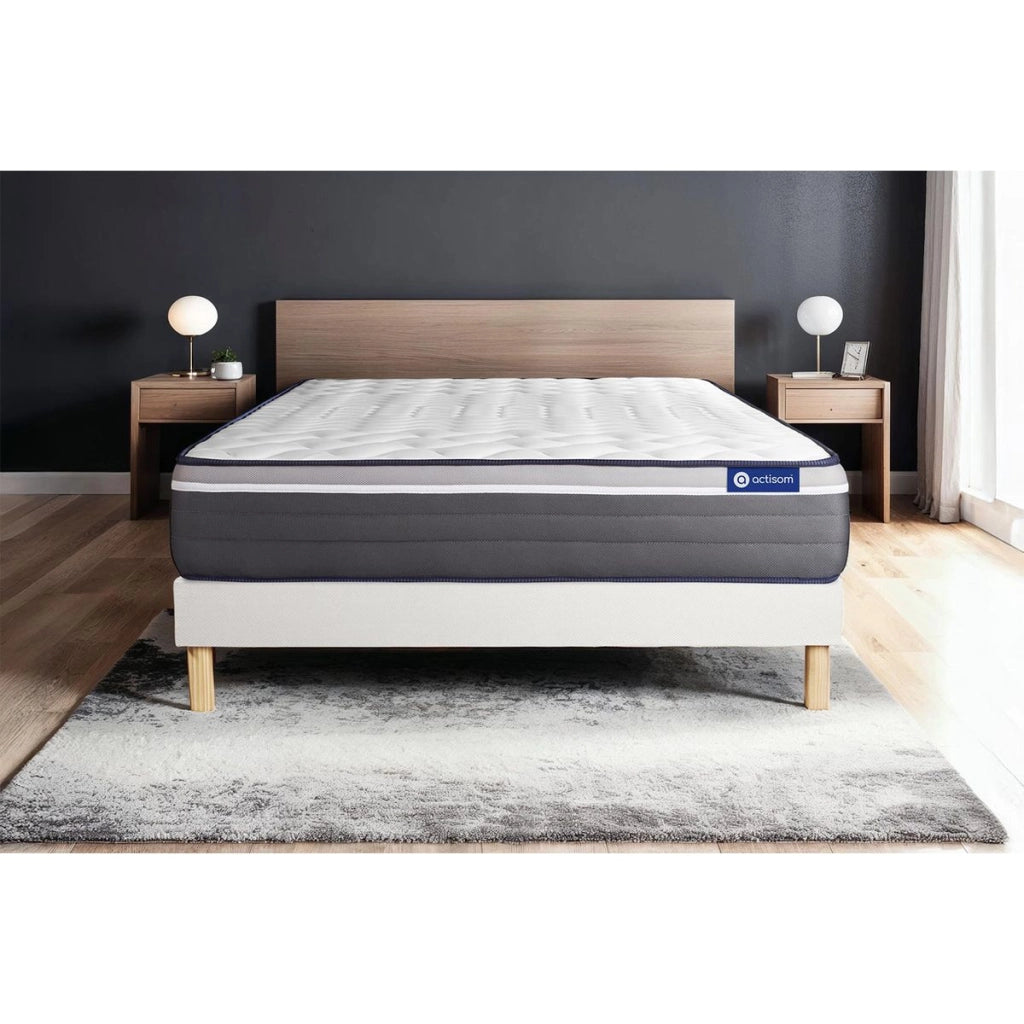 Kit rete e materasso Actiflex plus 120x220cm - Spessore : 26cm - Molle insacchettate e memory foam- molto rigido