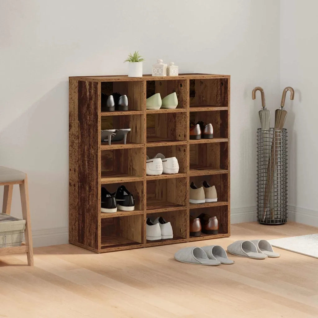Mobile per scarpe Legno vecchio 77,5 x 30 x 83,5 cm 875215