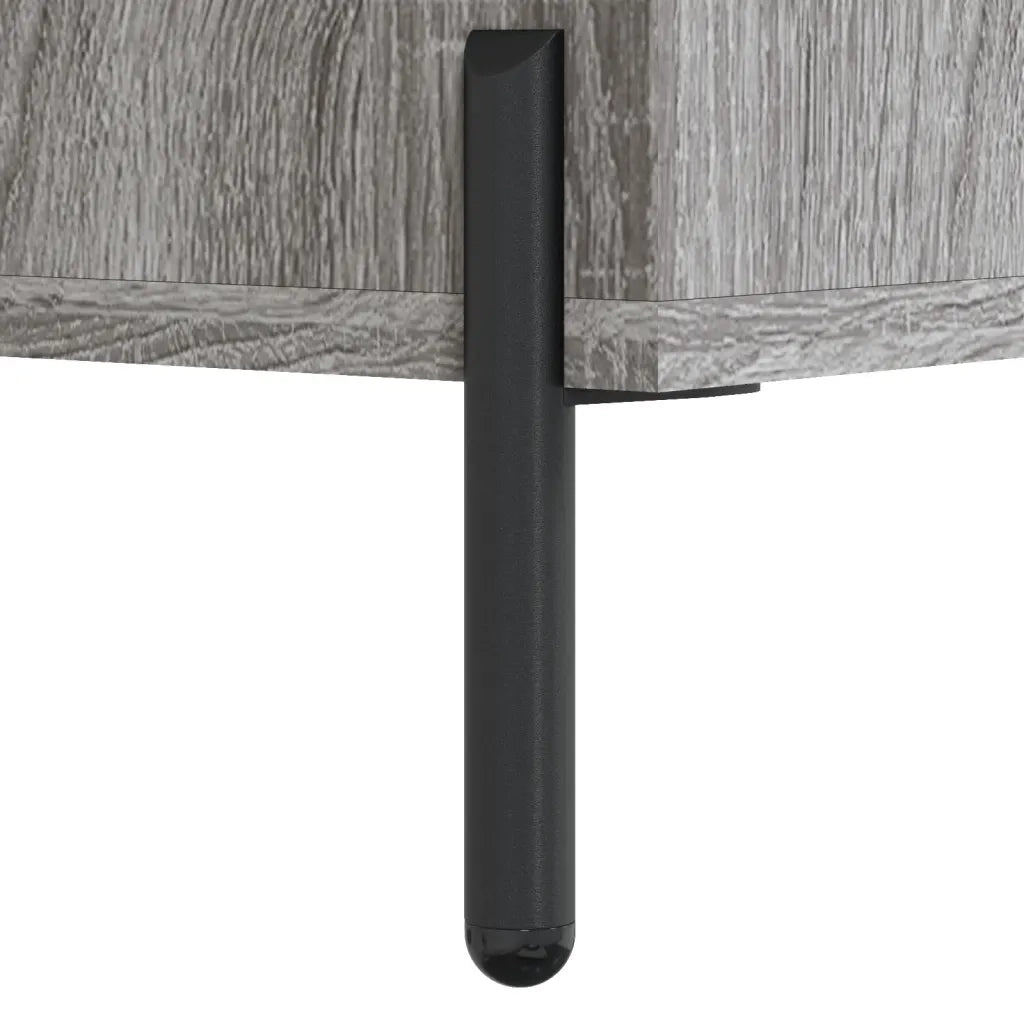 Credenza Grigio Sonoma 69,5x34x90 cm in Legno Multistrato 827802