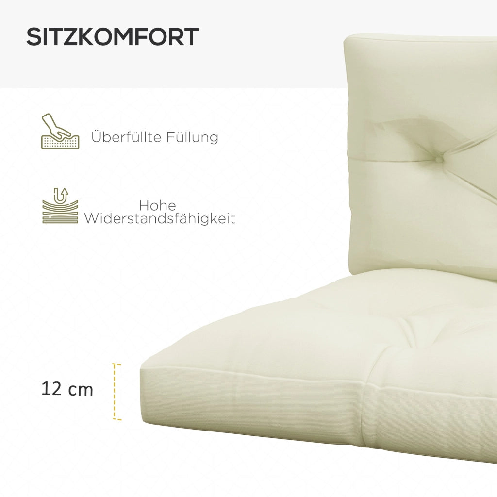 Cuscino per poltrona ¨C zephmum ¨C 120x80x12 cm, crema